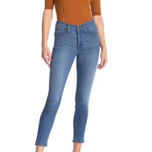 Madewell 9" High Rise Skinny Crop ankle Jeans Angelo color size 25